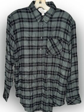 Market & Spruce Flannel Shirt nwt